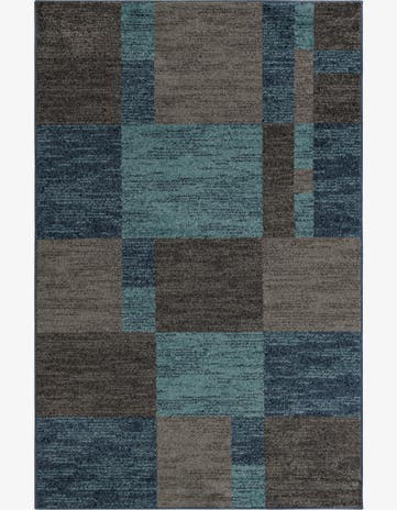 Blue Gray Equinox Rug