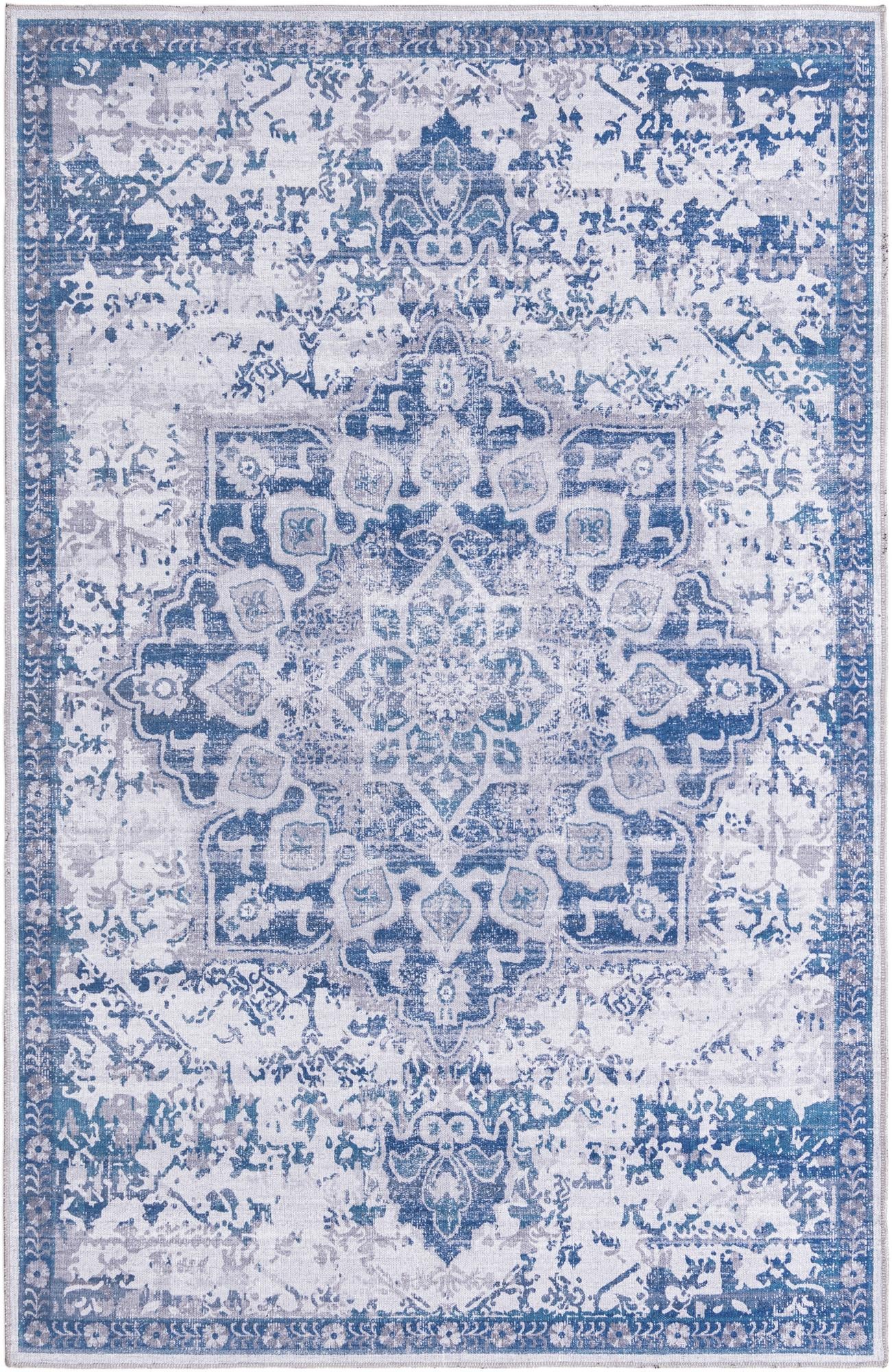 5' 3 x 8' Washable Francesca Rug