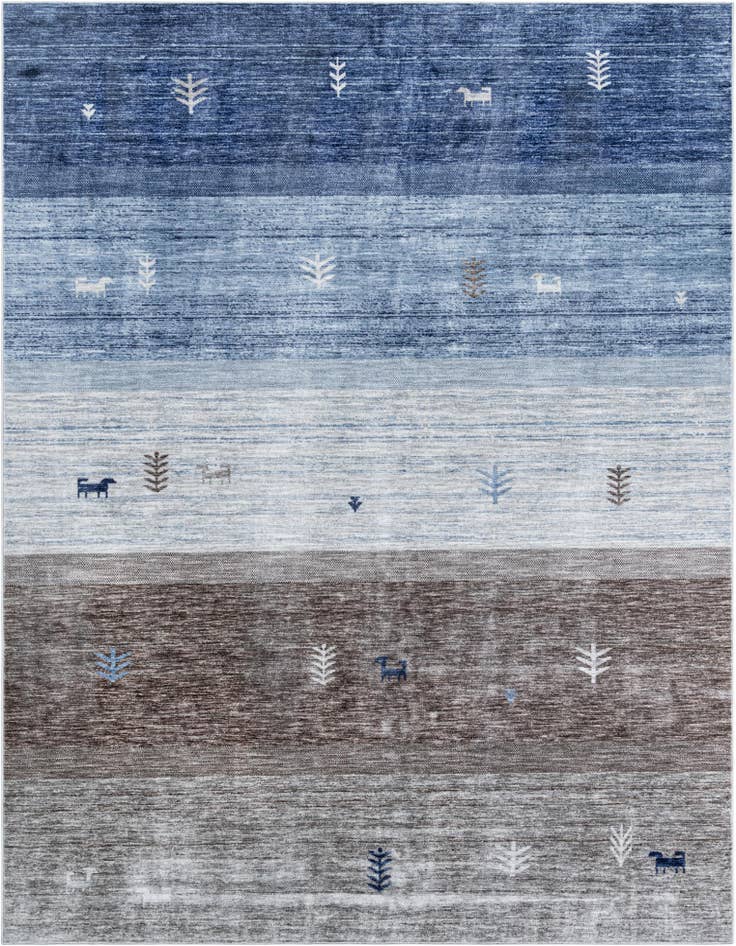 Detail image of 9' 10 x 13' 1 Gabbeh Rug
