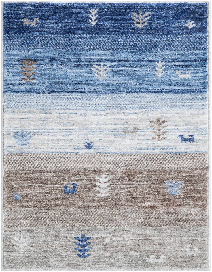 Detail image of 2' x 3' 1 Gabbeh Rug