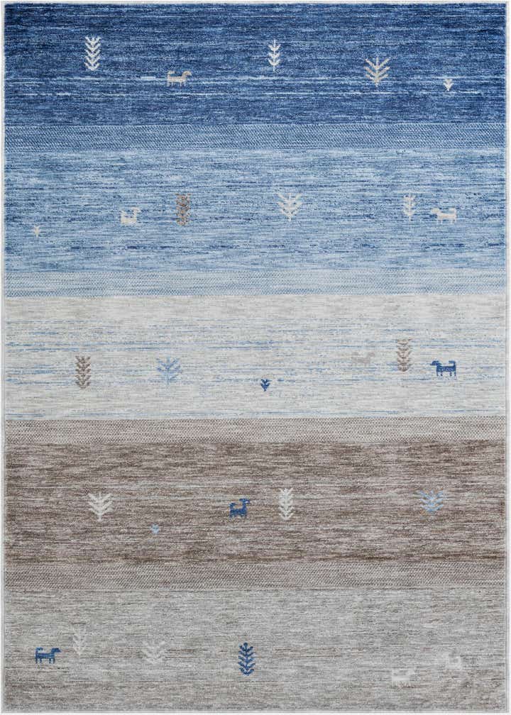 5' 3 x 8' Gabbeh Rug