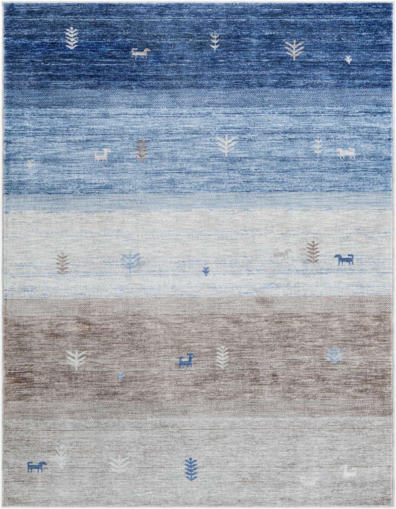 6' x 9' Gabbeh Rug