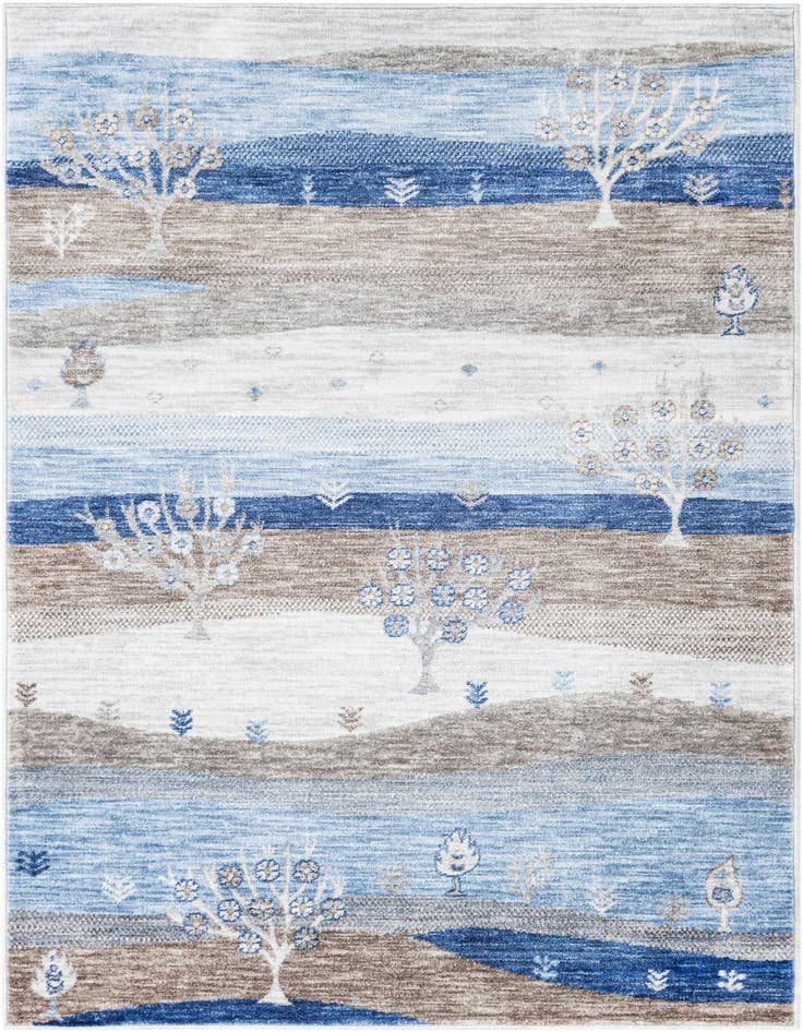 Detail image of 4' 1 x 6' 1 Gabbeh Rug