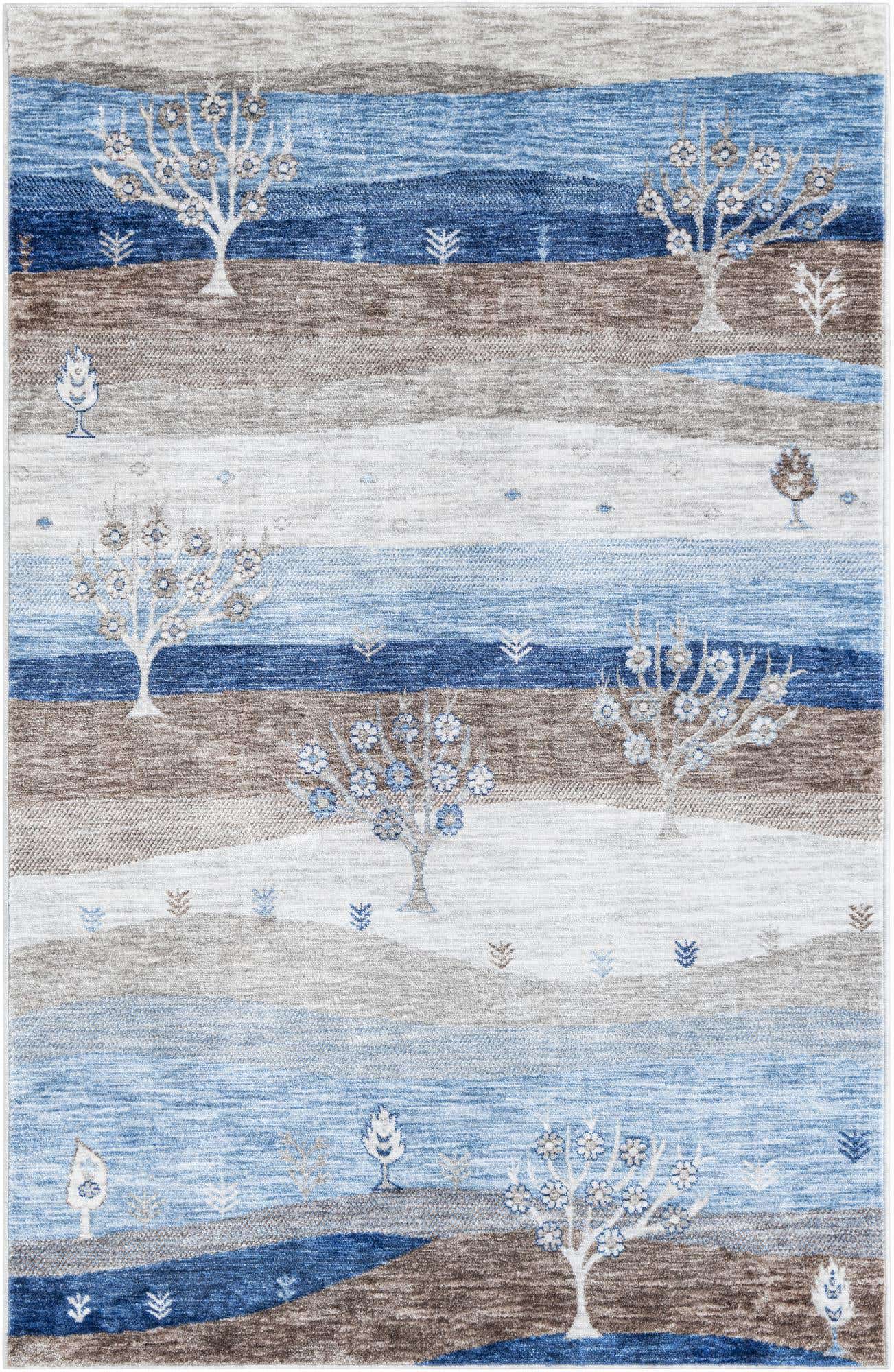 5' 3 x 8' Gabbeh Rug