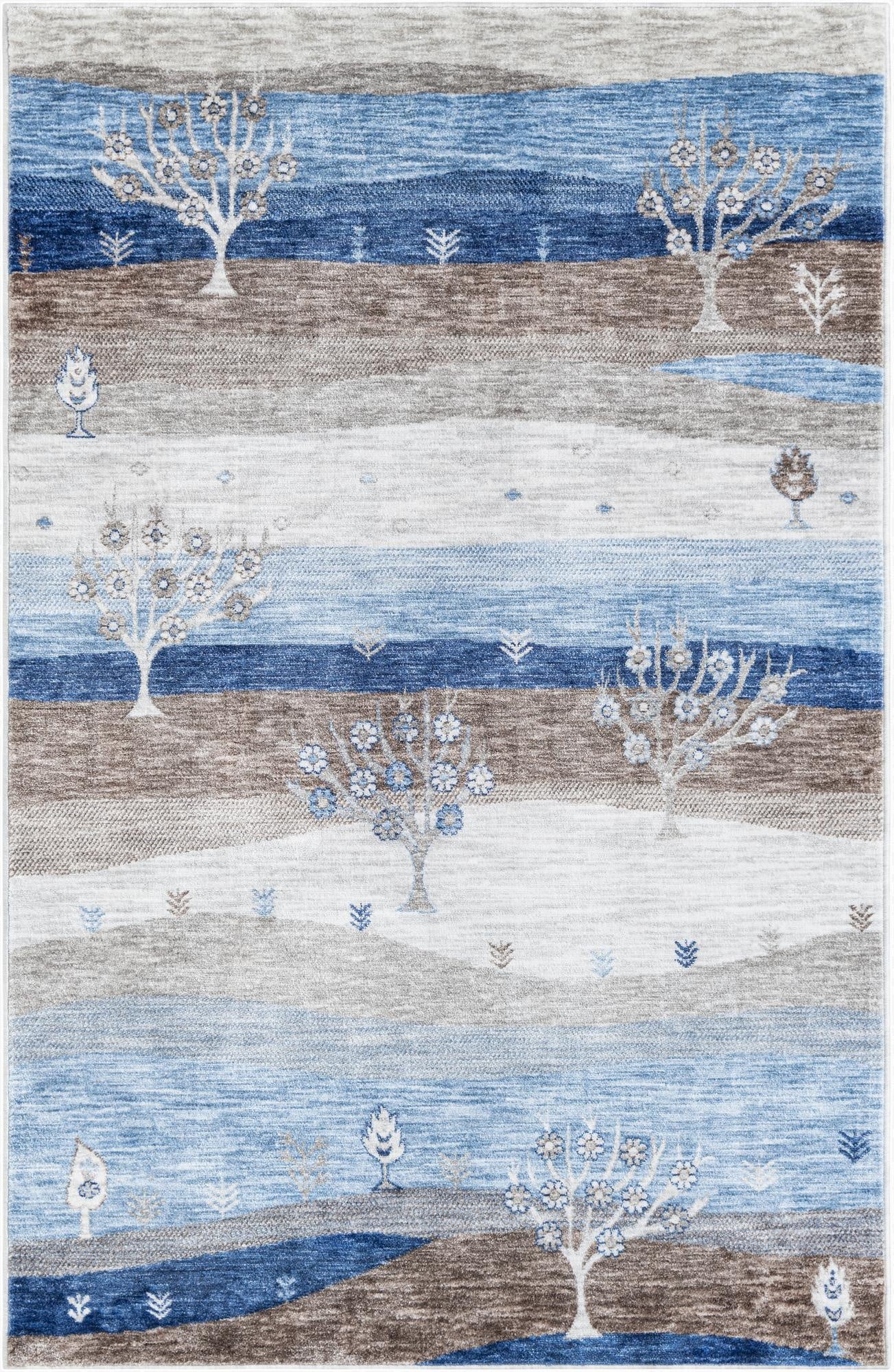 5' 3 x 8' Gabbeh Rug