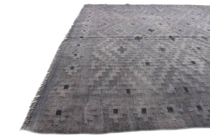 Detail image of 6' 5 x 9' 7 Hand Woven Kilim Fars Rug