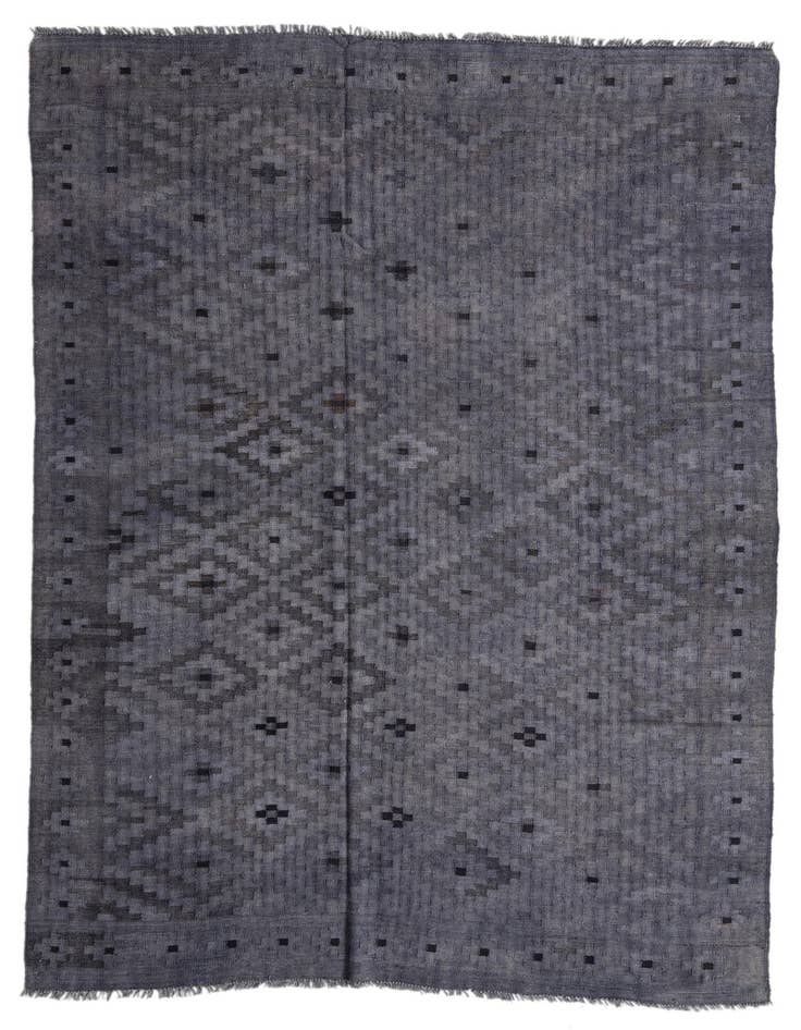 Detail image of 6' 5 x 9' 7 Hand Woven Kilim Fars Rug