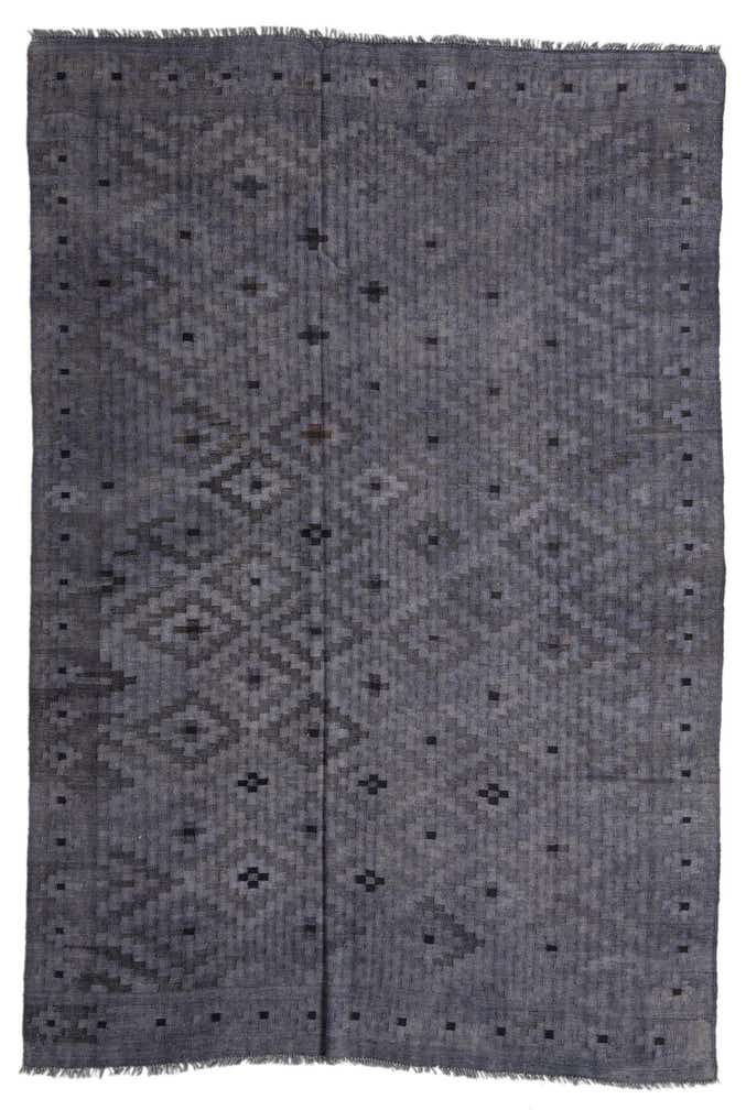 6' 5 x 9' 7 Hand Woven Kilim Fars Rug