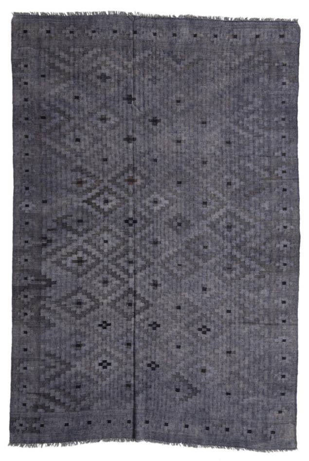 Detail image of 6' 5 x 9' 7 Hand Woven Kilim Fars Rug
