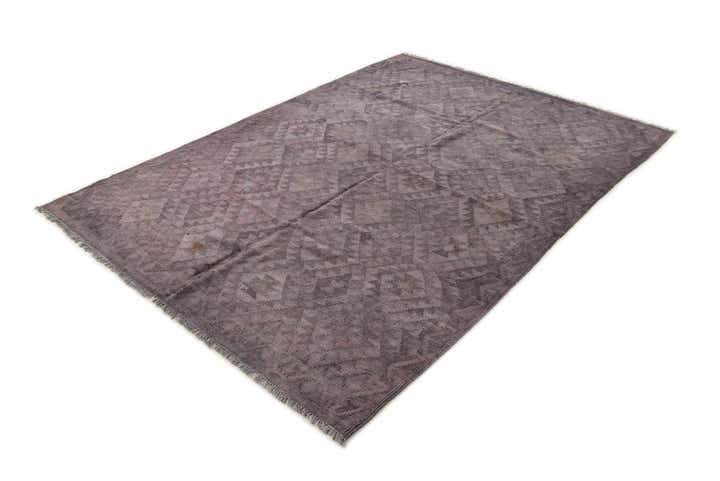 5' 8 x 8' 6 Hand Woven Kilim Fars Wool Rug
