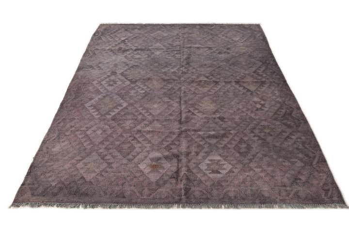 5' 8 x 8' 6 Hand Woven Kilim Fars Wool Rug