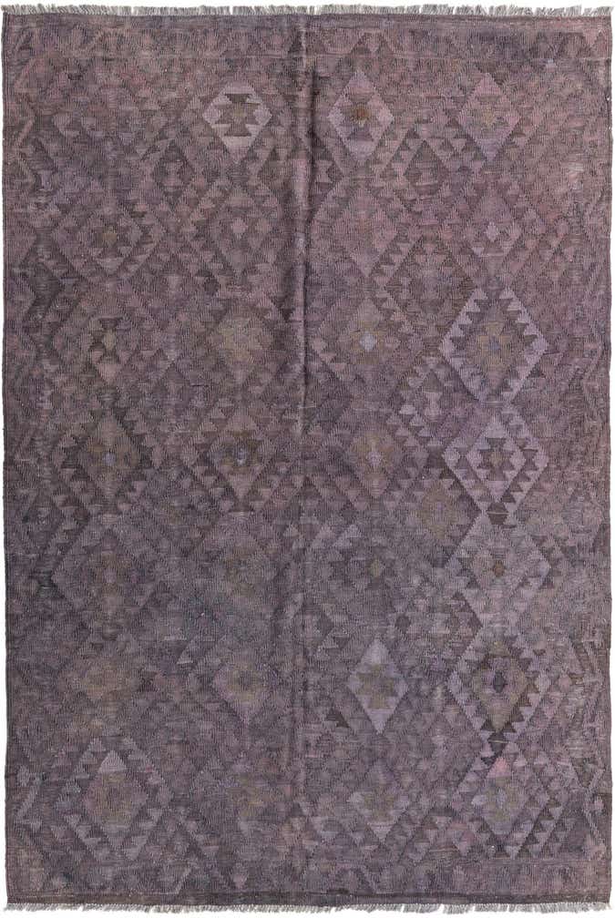 5' 8 x 8' 6 Hand Woven Kilim Fars Wool Rug