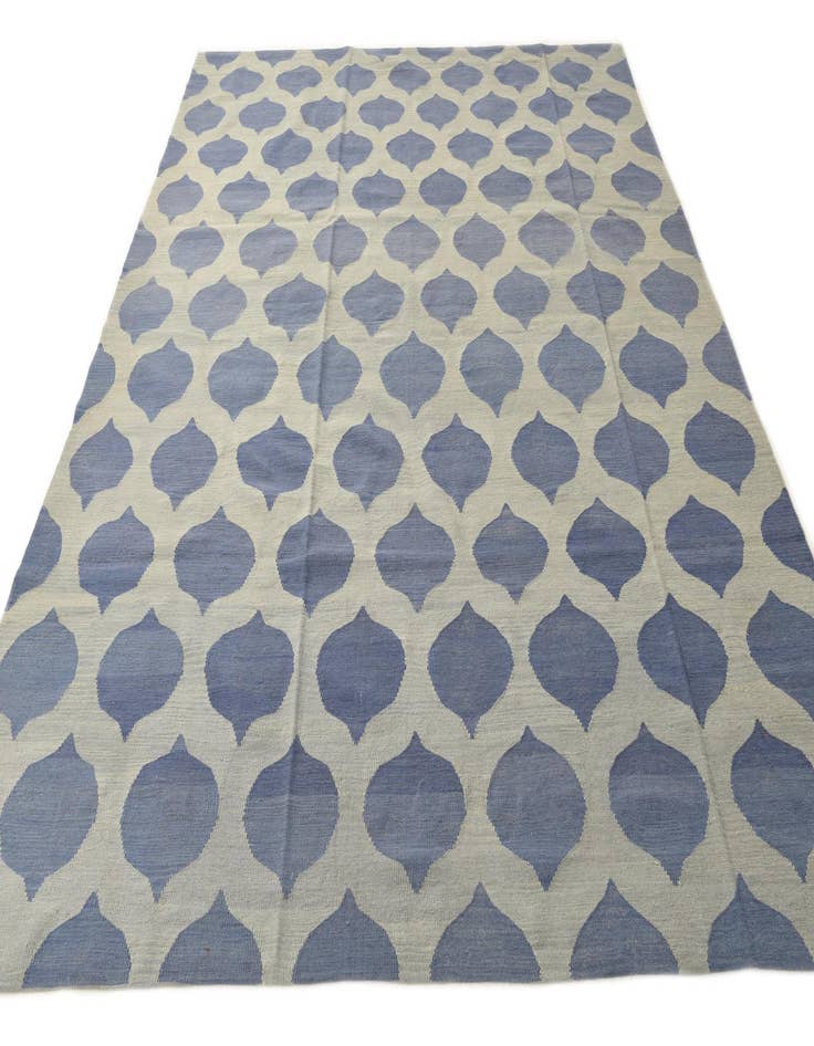 Detail image of 8' 3 x 10'  Hand Woven Kilim Modern Wool Rug