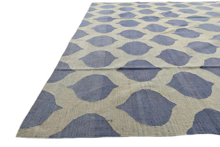 8' 3 x 10' Hand Woven Kilim Modern Wool Rug