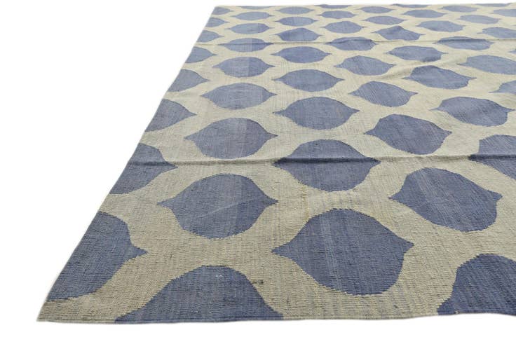 Detail image of 8' 3 x 10' Hand Woven Kilim Modern Wool Rug