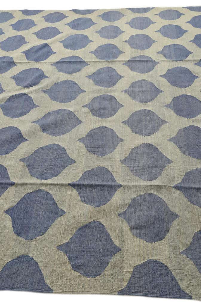 8' 3 x 10' Hand Woven Kilim Modern Wool Rug
