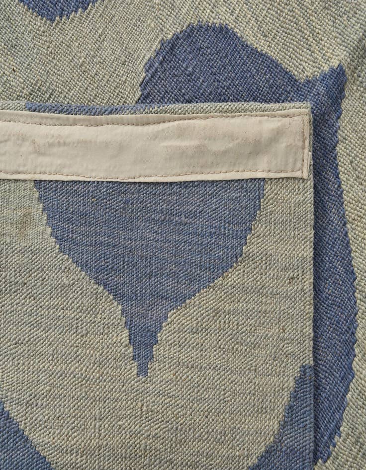 Detail image of 8' 3 x 10'  Hand Woven Kilim Modern Wool Rug