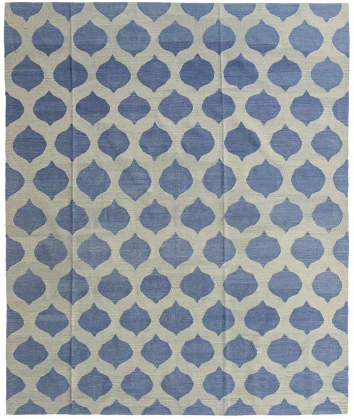 8' 3 x 10' Hand Woven Kilim Modern Wool Rug