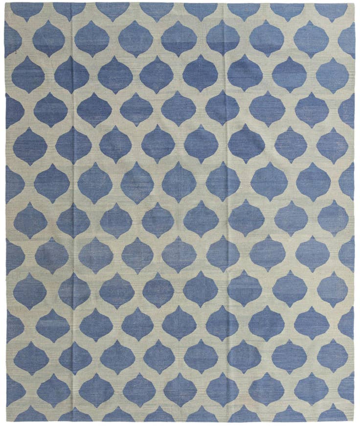 Detail image of 8' 3 x 10' Hand Woven Kilim Modern Wool Rug