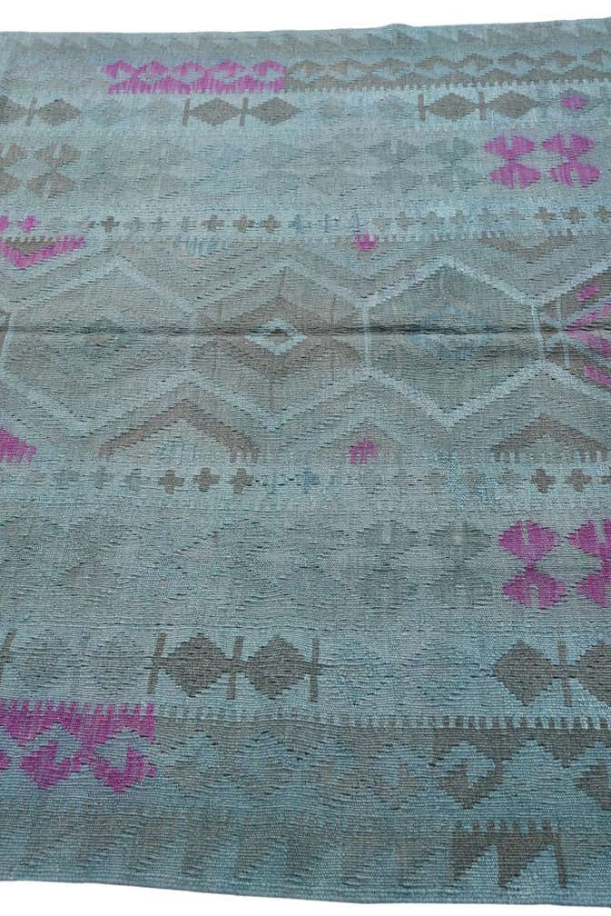 5' 2 x 7' Hand Woven Kilim Modern Wool Rug