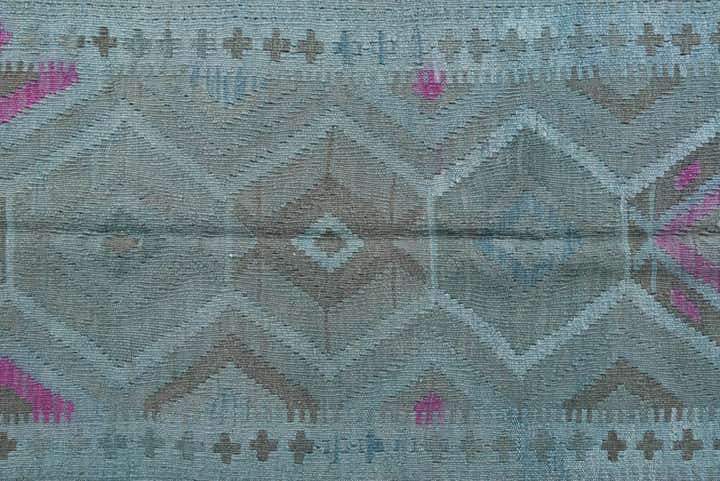 5' 2 x 7' Hand Woven Kilim Modern Wool Rug