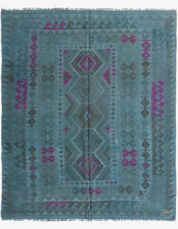 5' 2 x 7' Hand Woven Kilim Modern Wool Rug