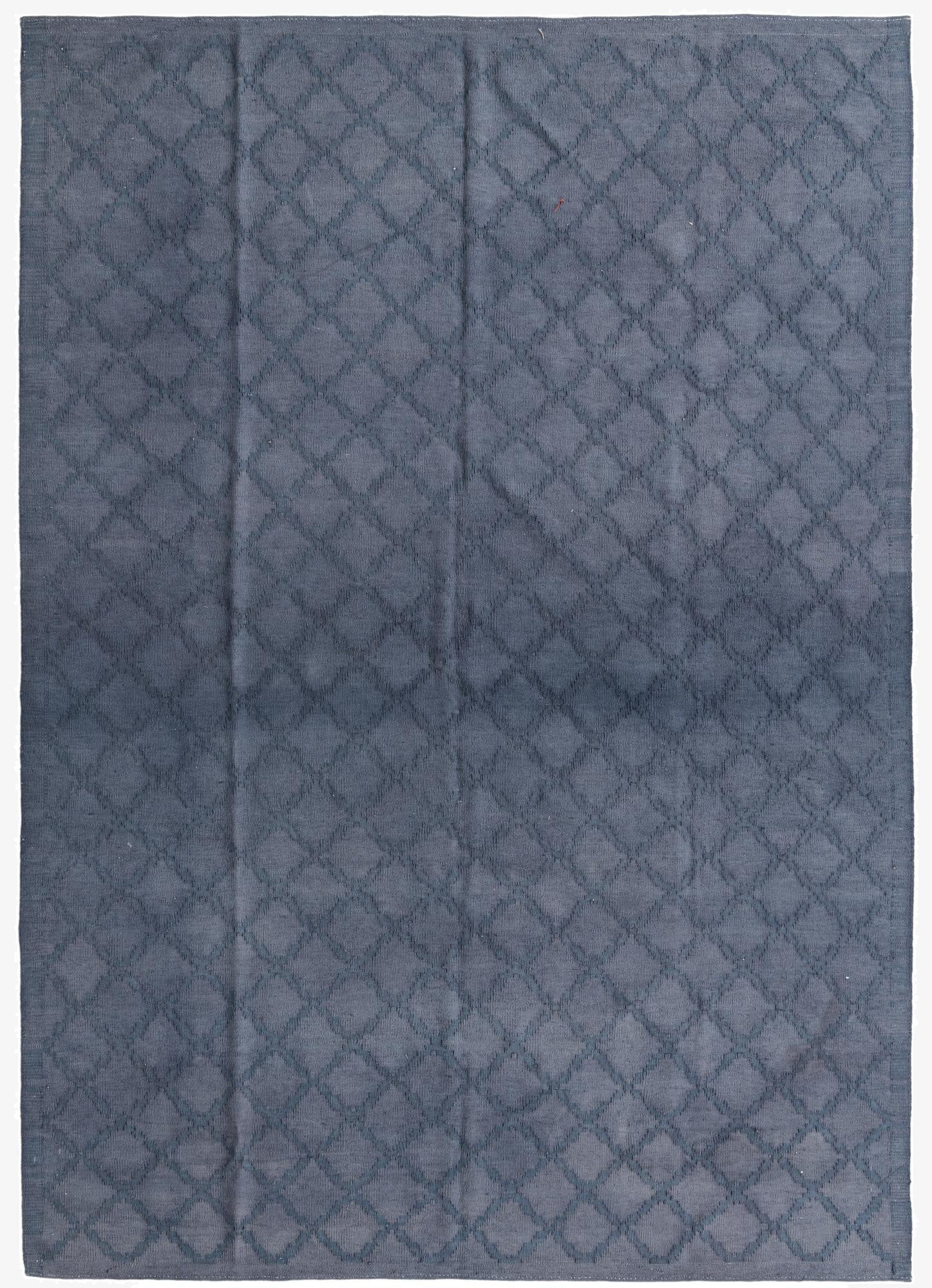 6' 9 x 9' 7  Hand Woven Kilim Modern Wool Rug