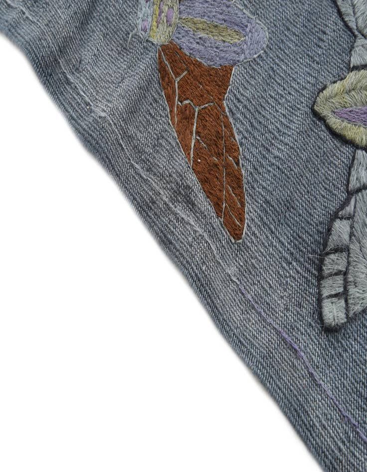 Detail image of 4' x 5' 3  Hand Woven Kilim Suzani Wool Rug