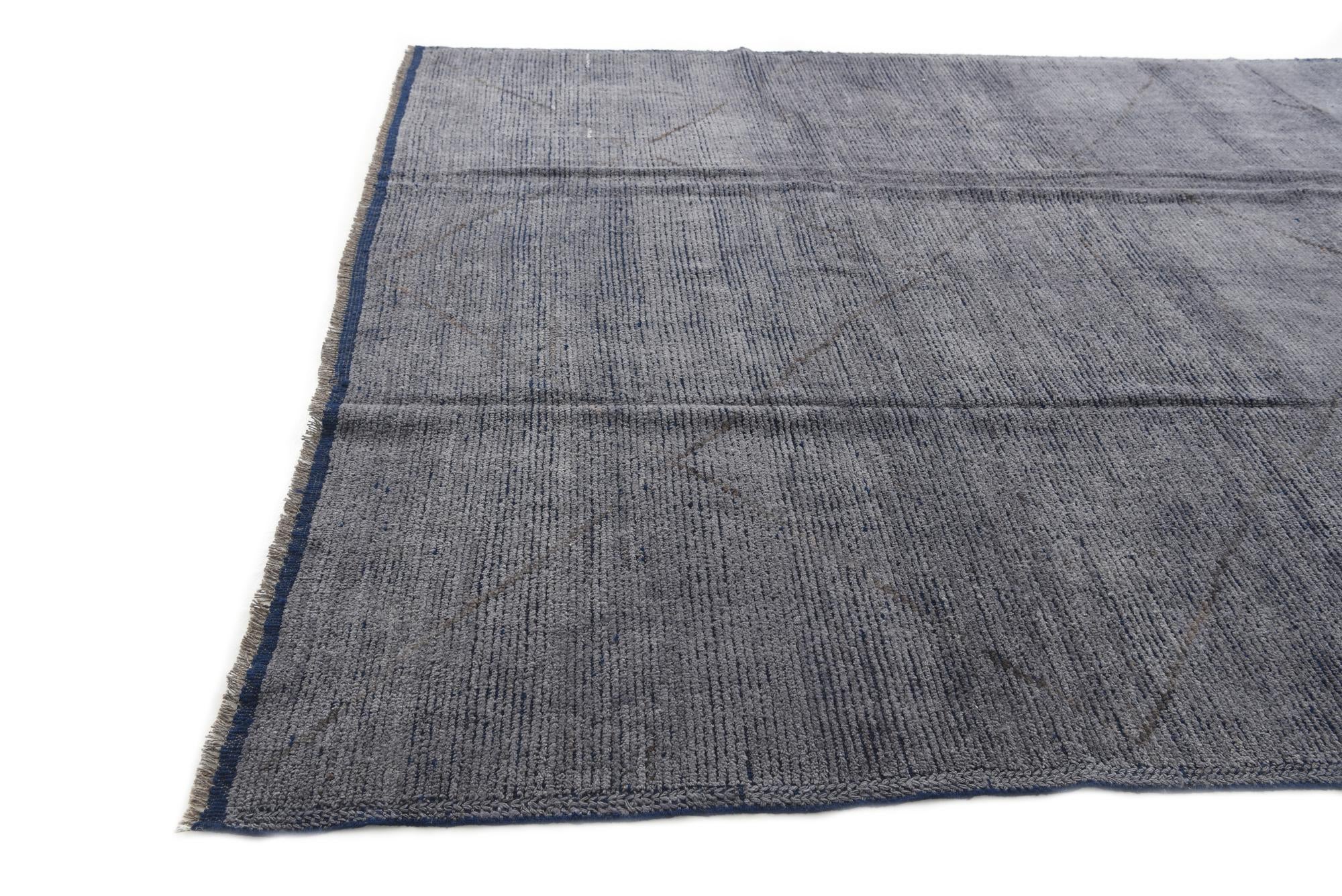 8' 3 x 10' 5 Hand Knotted Moroccan Wool Rug