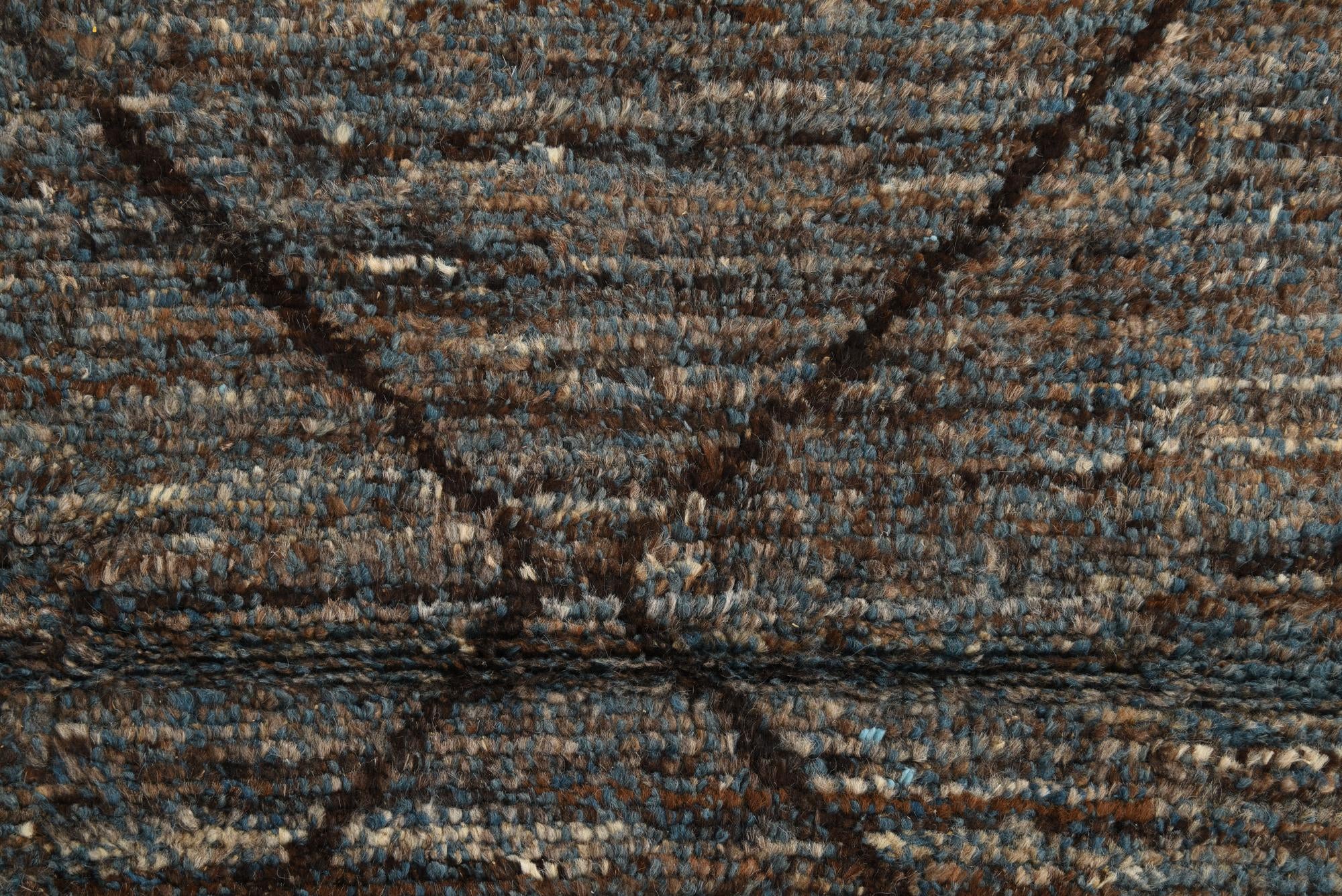 5' 11 x 9' 9 Hand Knotted Moroccan Wool Rug