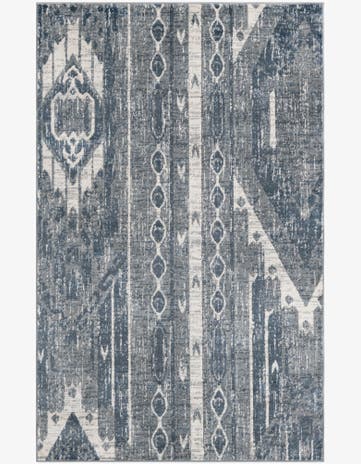 Blue Gray Oregon Rug