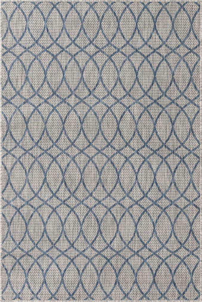 4' x 6' Easy-Clean Lattice Indoor / Outdoor Rug