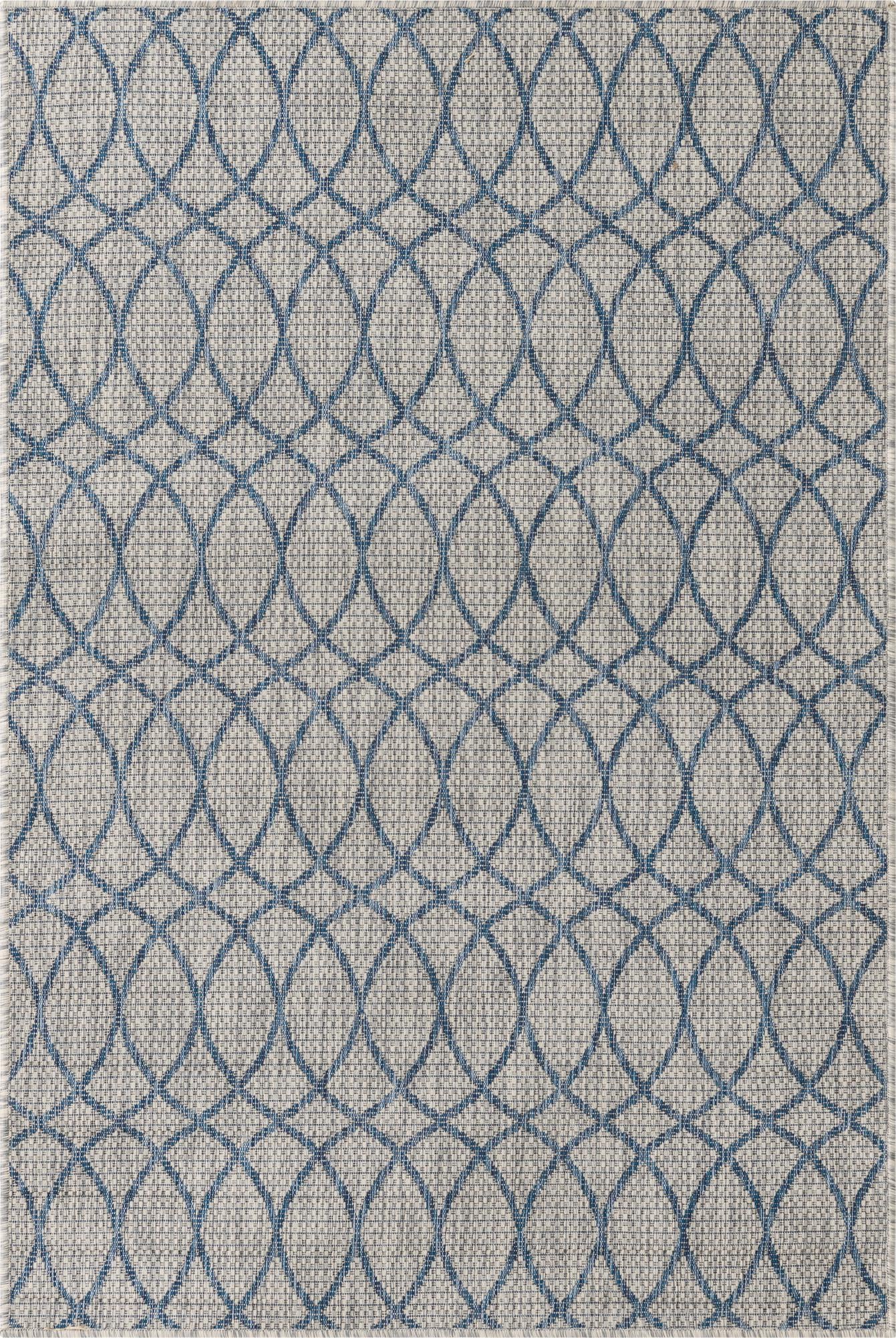4' x 6' Easy-Clean Trellis Indoor / Outdoor Rug