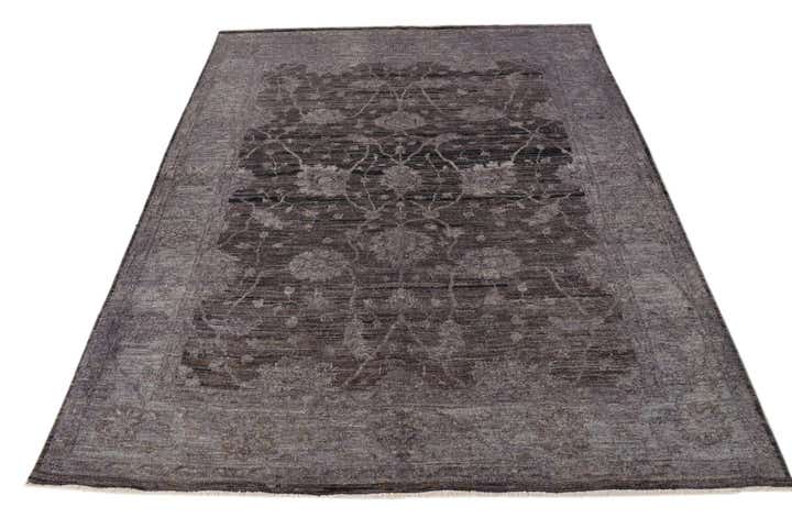 5' 5 x 6' 9 Hand Knotted Peshawar Ziegler Rug