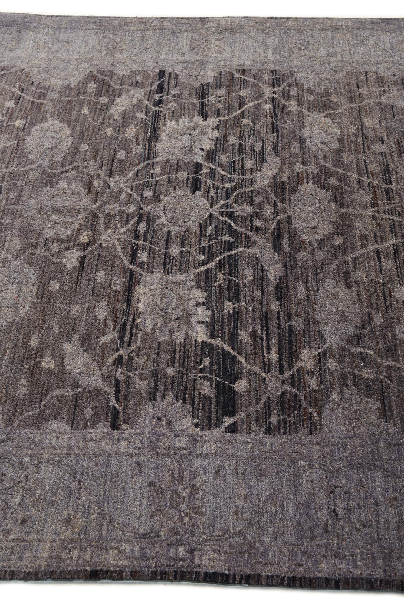5' 5 x 6' 9 Hand Knotted Peshawar Ziegler Rug