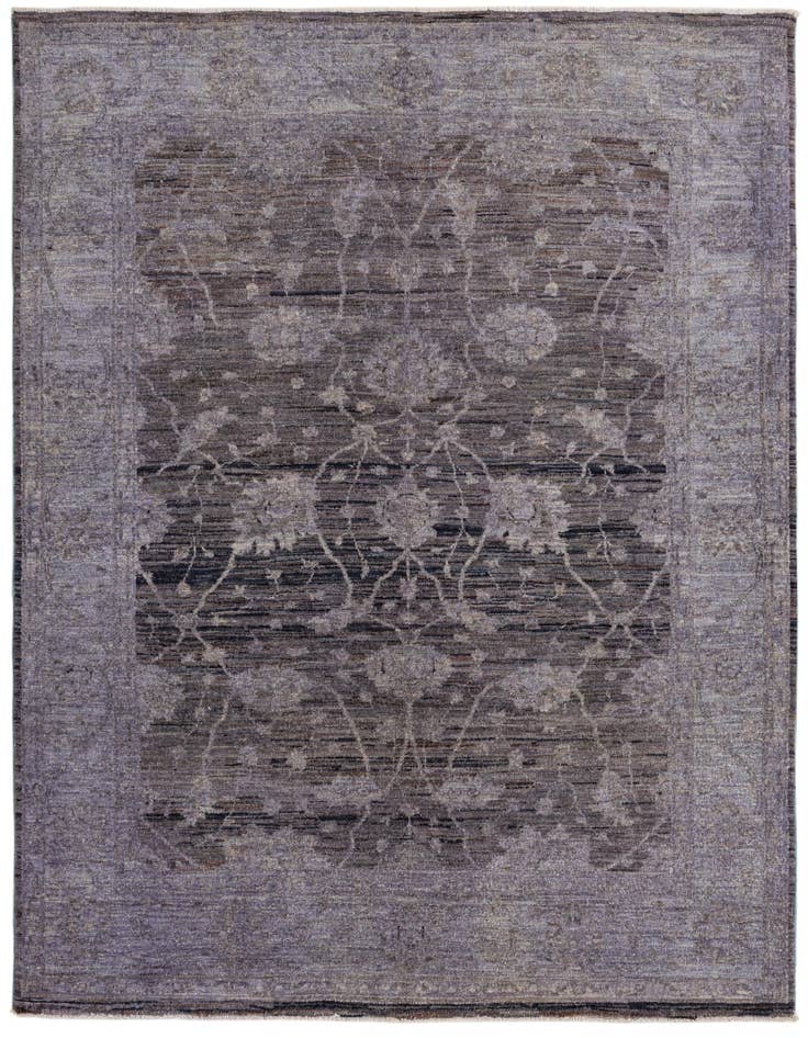 Detail image of 5' 5 x 6' 9 Hand Knotted Peshawar Ziegler Rug