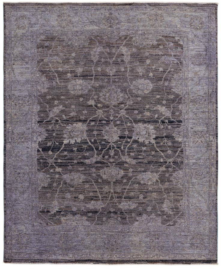 Detail image of 5' 5 x 6' 9 Hand Knotted Peshawar Ziegler Rug