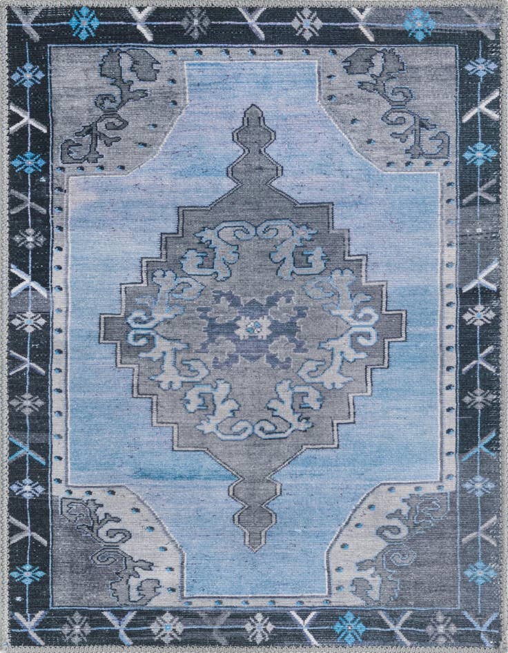 Detail image of 2' x 3' Washable Timeless Rug