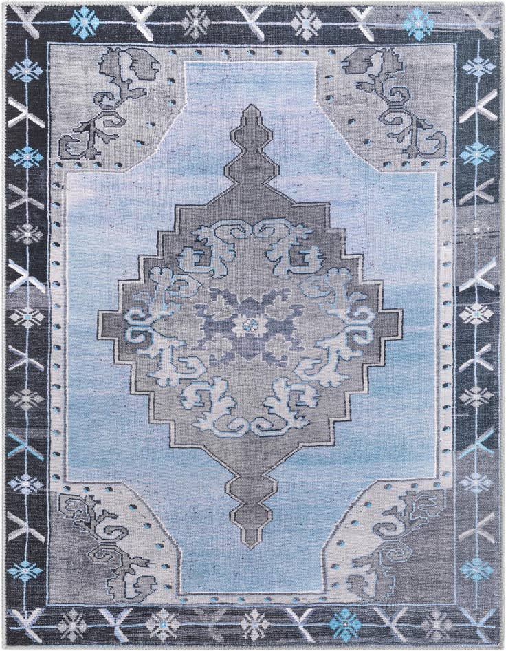 Detail image of 3' 6 x 5' 6 Washable Timeless Rug