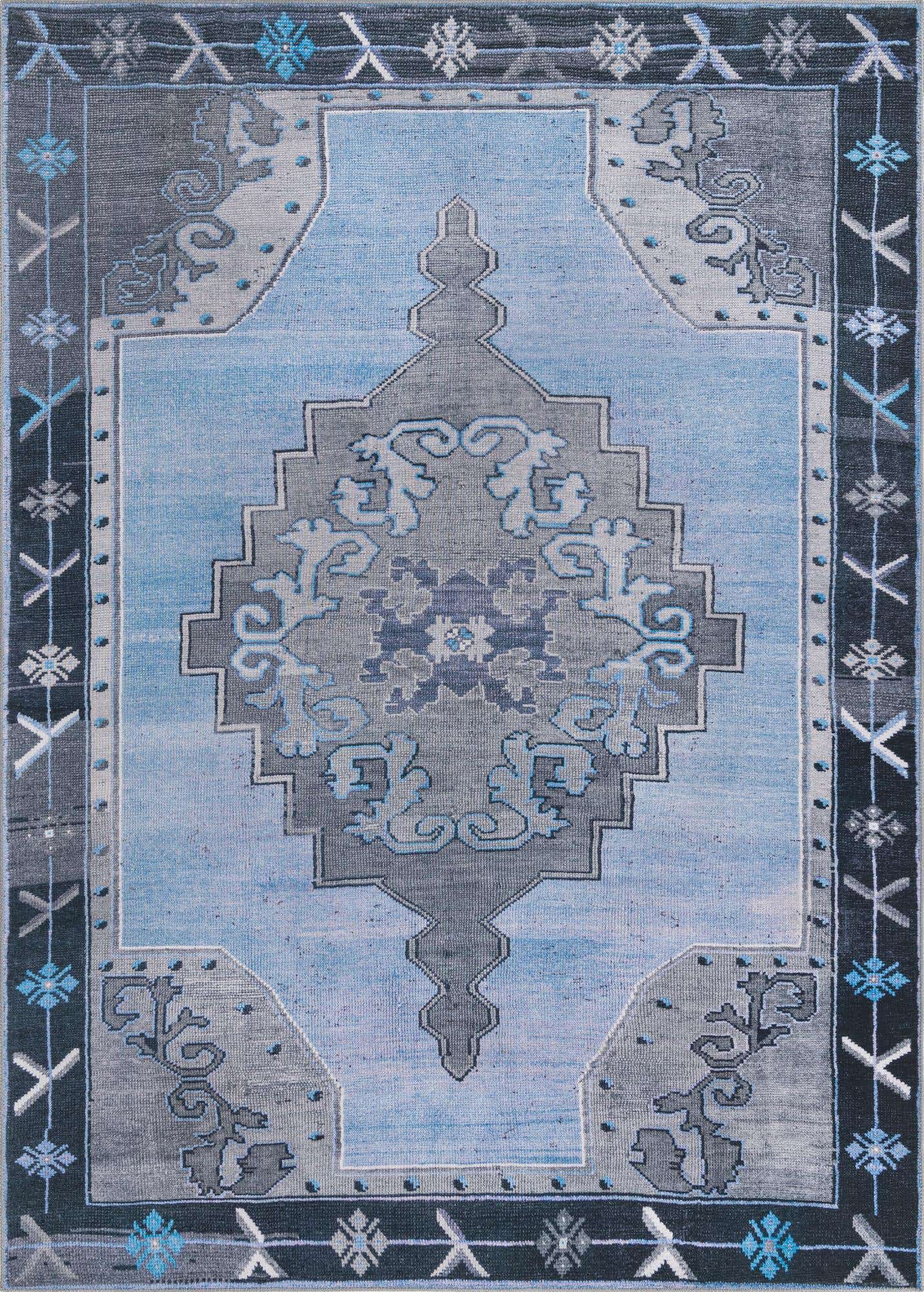 7' 6 x 10' 6 Washable Timeless Rug