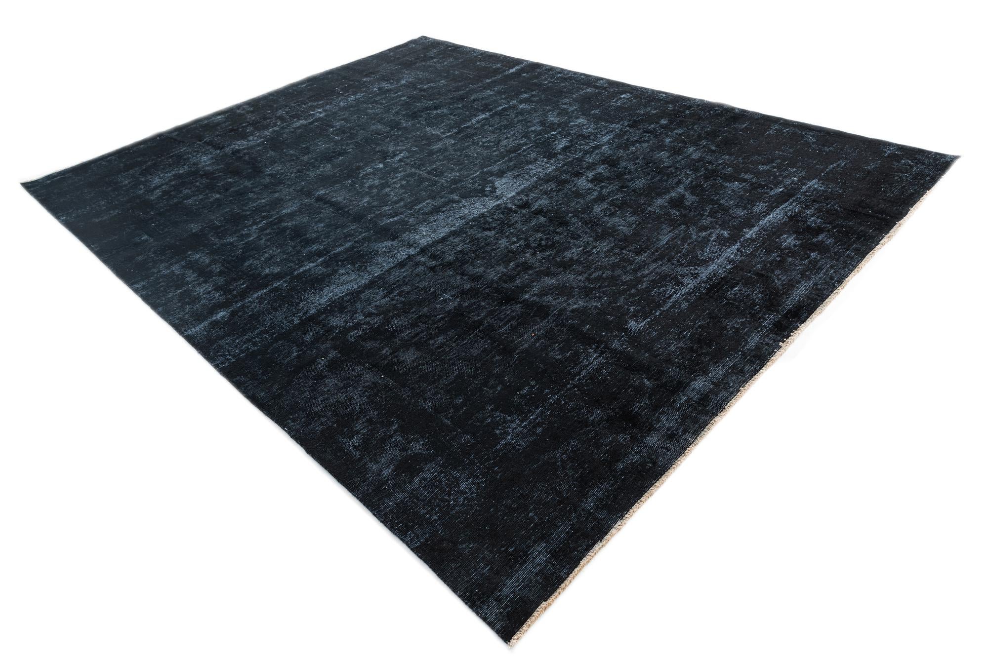 9' 8 x 12' 6 Hand Knotted Ultra Vintage Persian Wool Rug
