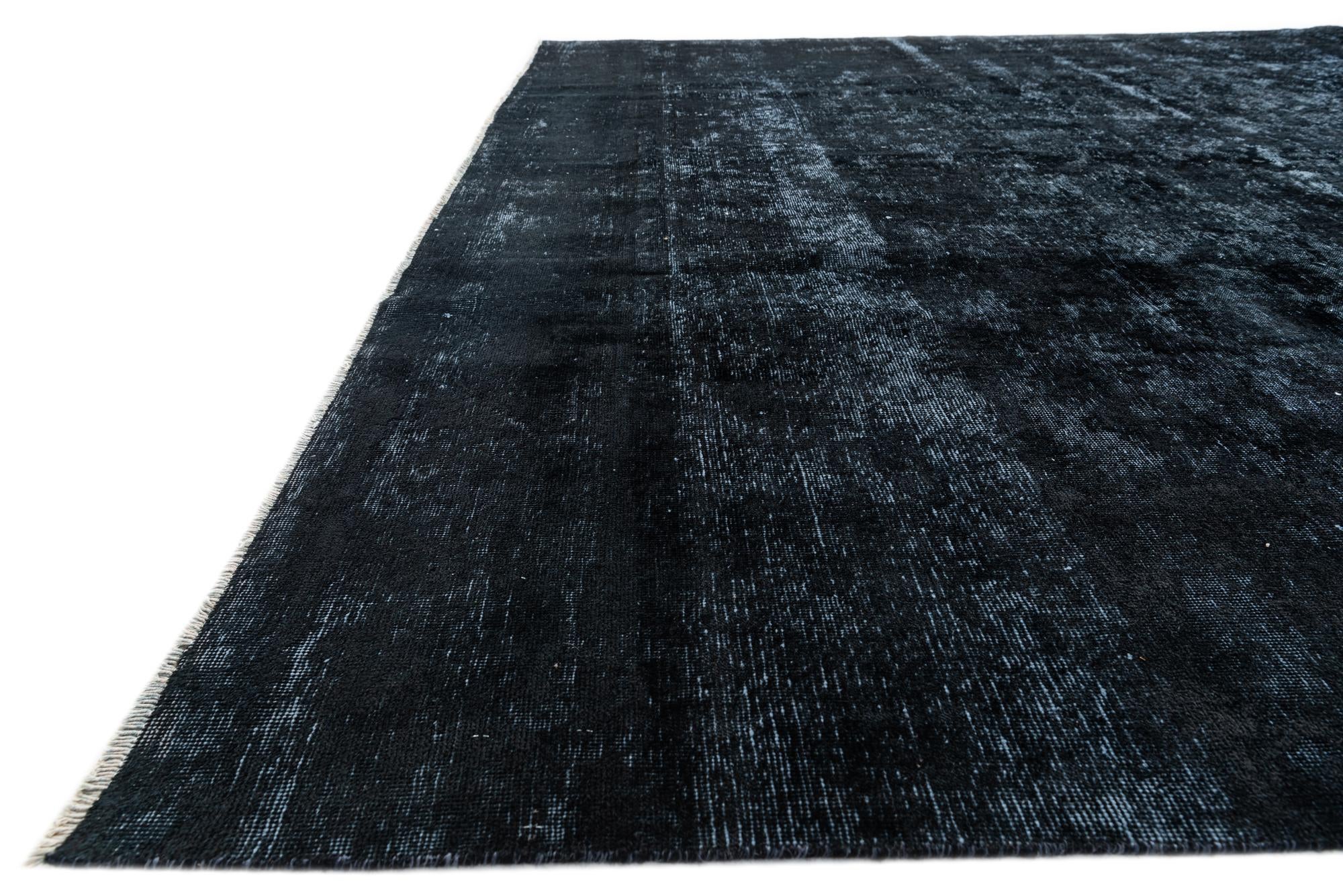 9' 8 x 12' 6 Hand Knotted Ultra Vintage Persian Wool Rug
