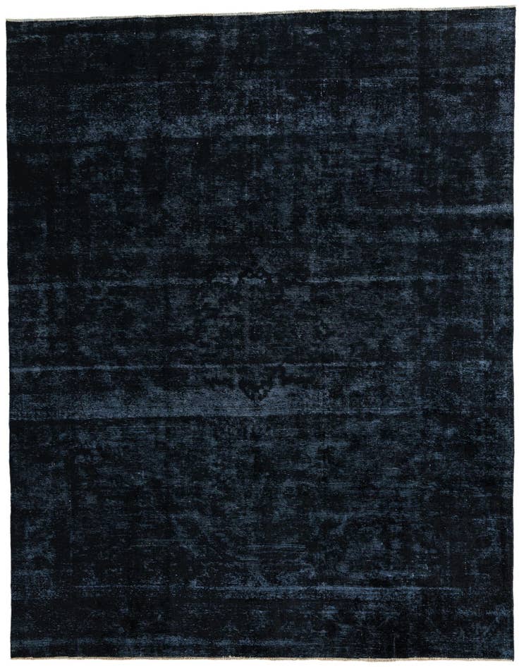 Detail image of 9' 8 x 12' 6 Hand Knotted Ultra Vintage Persian Wool Rug