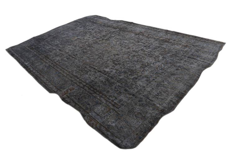 Detail image of 8' 8 x 12' 10 Hand Knotted Ultra Vintage Persian Wool Rug