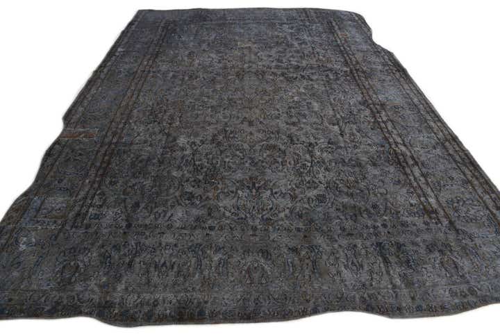 8' 8 x 12' 10 Hand Knotted Ultra Vintage Persian Wool Rug