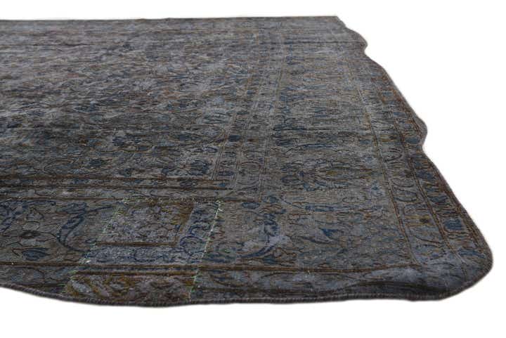 8' 8 x 12' 10 Hand Knotted Ultra Vintage Persian Wool Rug