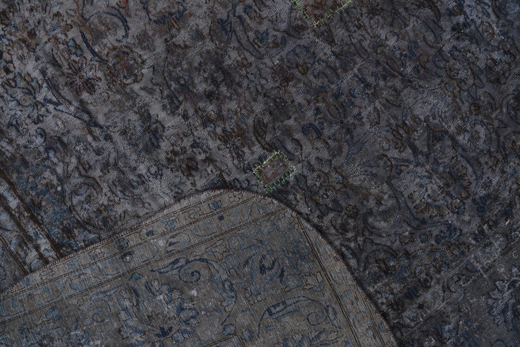 8' 8 x 12' 10 Hand Knotted Ultra Vintage Persian Wool Rug