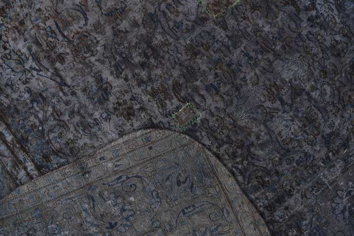 8' 8 x 12' 10 Hand Knotted Ultra Vintage Persian Wool Rug