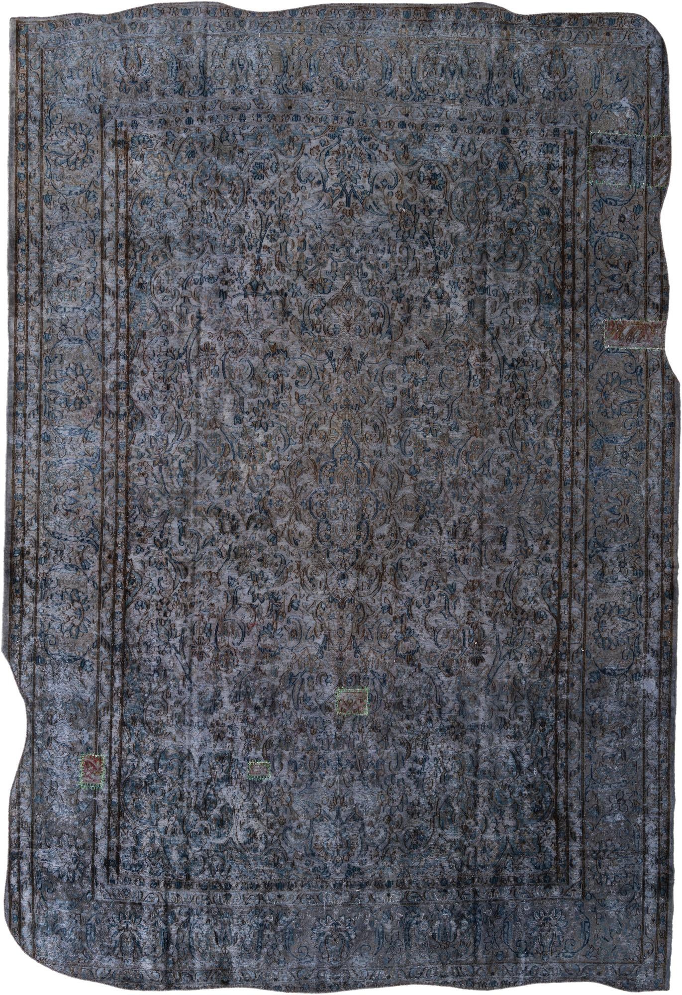 8' 8 x 12' 10 Hand Knotted Ultra Vintage Persian Wool Rug