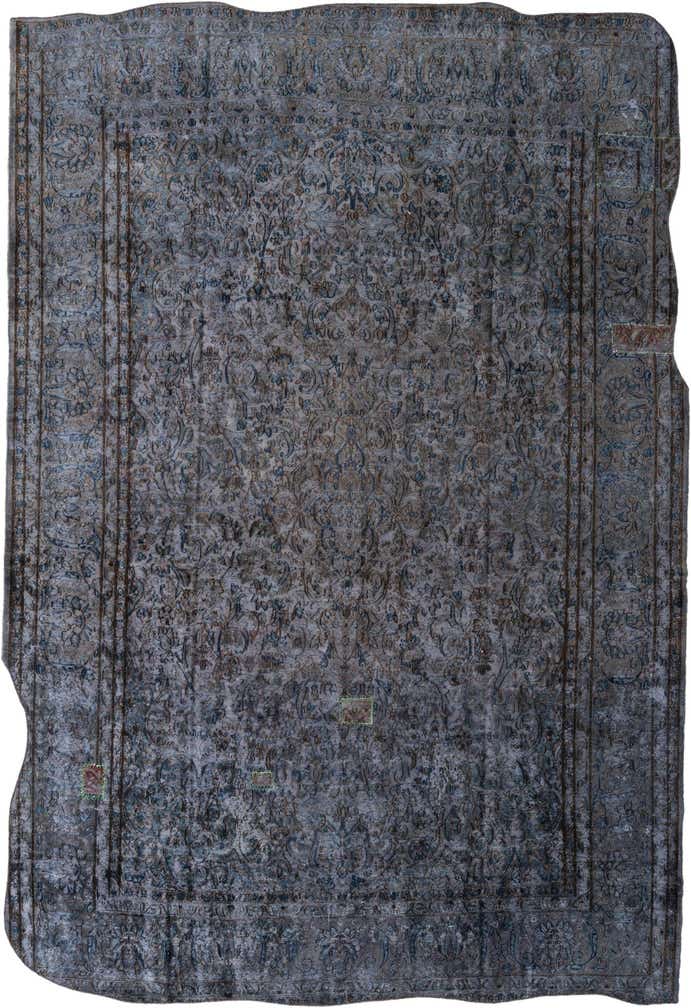 8' 8 x 12' 10 Hand Knotted Ultra Vintage Persian Wool Rug